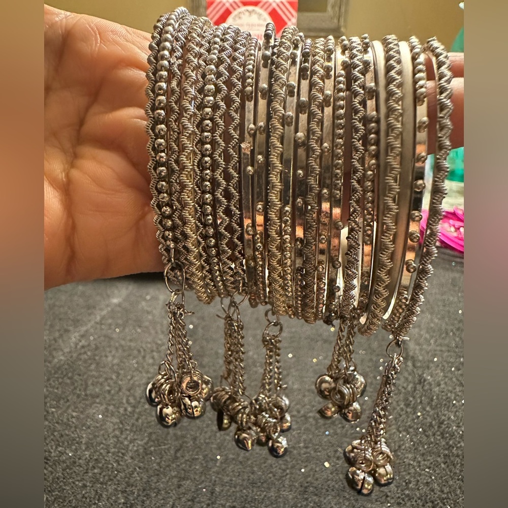 Silver Bangles - Picture 2 of 2